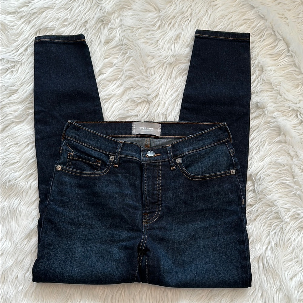 Everlane Blue Skinny Jeans Premium Denim